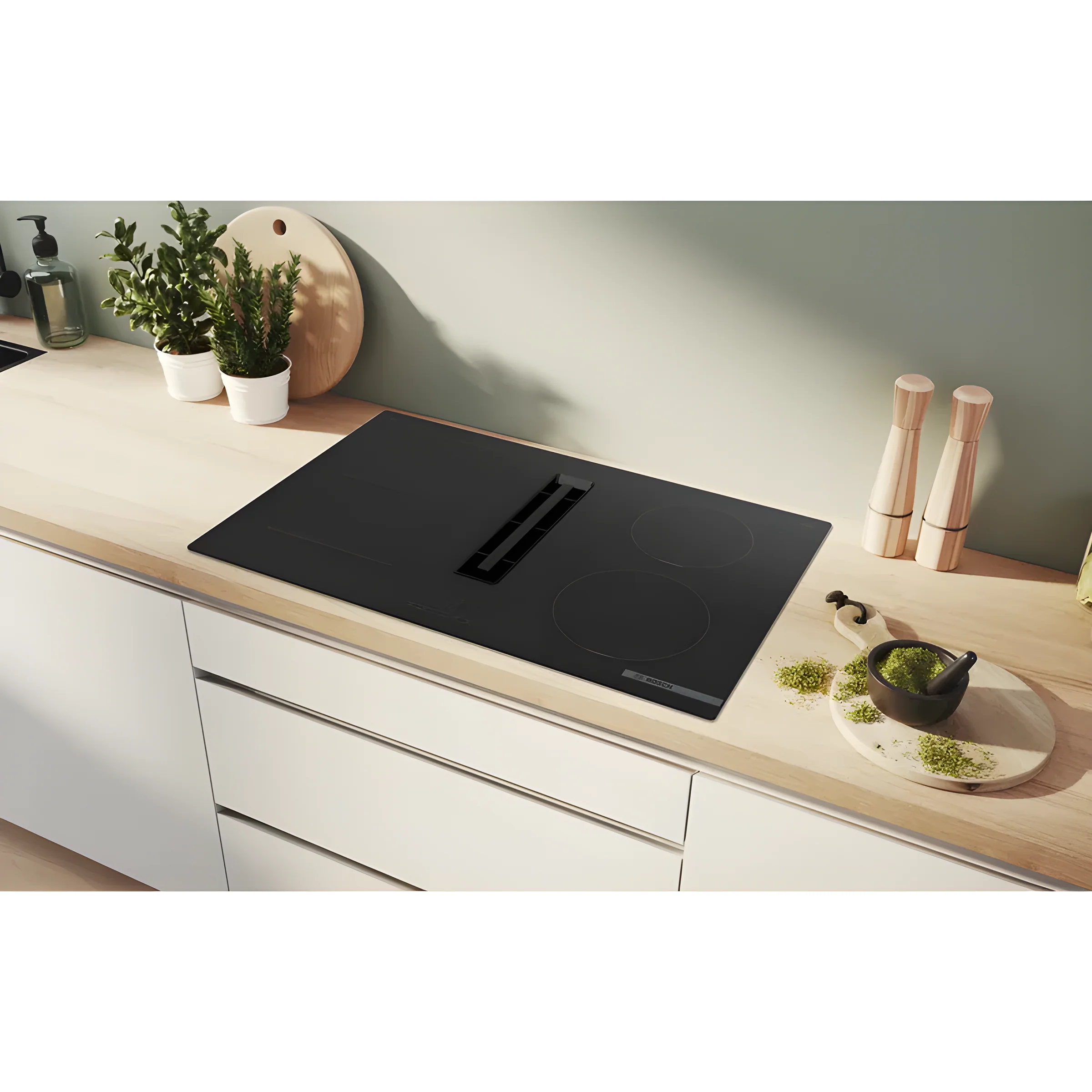 Bosch Series 4 PVS811B16E - Black 4 Zone Venting Hob - B energy - Image 5