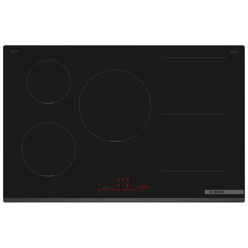 Bosch Series 6 PVW831HB1E - Black 5 Zone Induction Hob