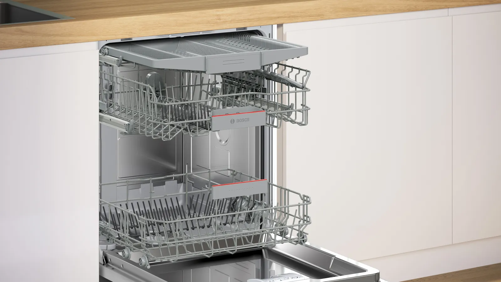 Bosch Series 4 SBH4HVX00G - Stainless steel Integrated Dishwasher - D energy - Image 5