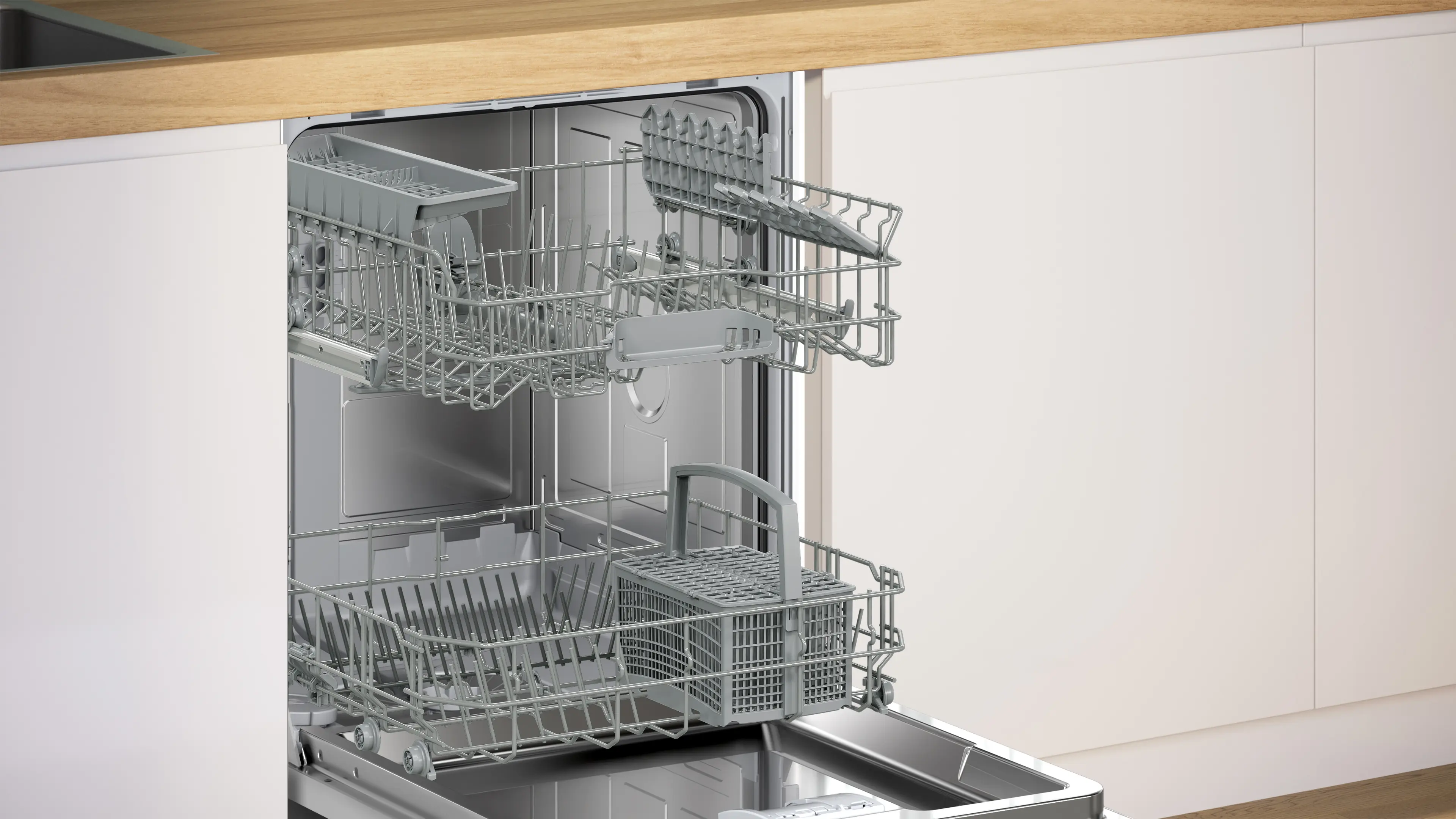 Bosch SMI2HTS06G - Silver Semi Integrated Dishwasher - 13 Place Settings - C Energy Rating - Image 10