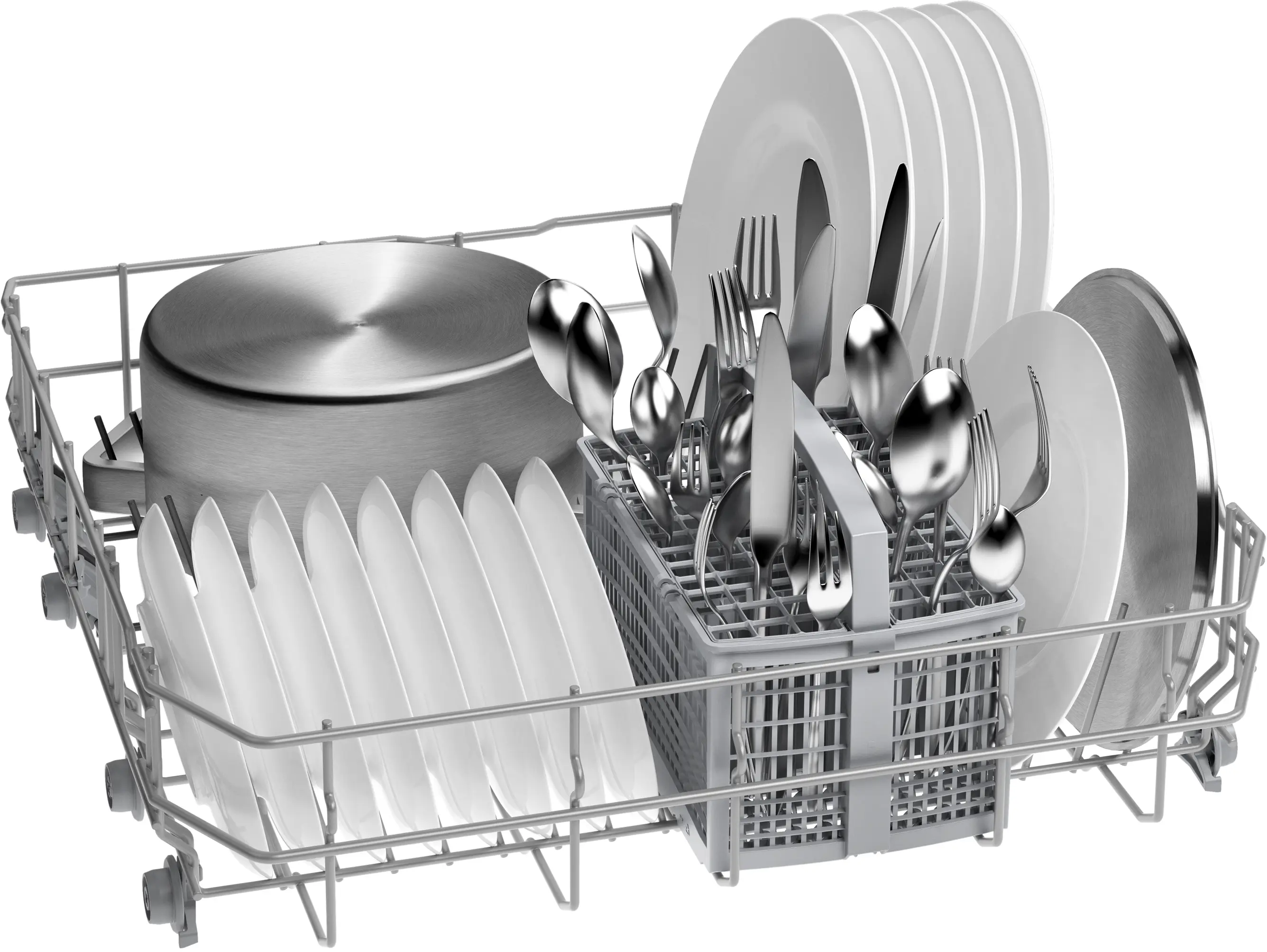 Bosch SMI2HTS06G - Silver Semi Integrated Dishwasher - 13 Place Settings - C Energy Rating - Image 5
