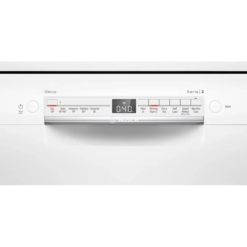 Bosch Series 2 SMS2ITW41G - White Freestanding Dishwasher - E energy - Image 2
