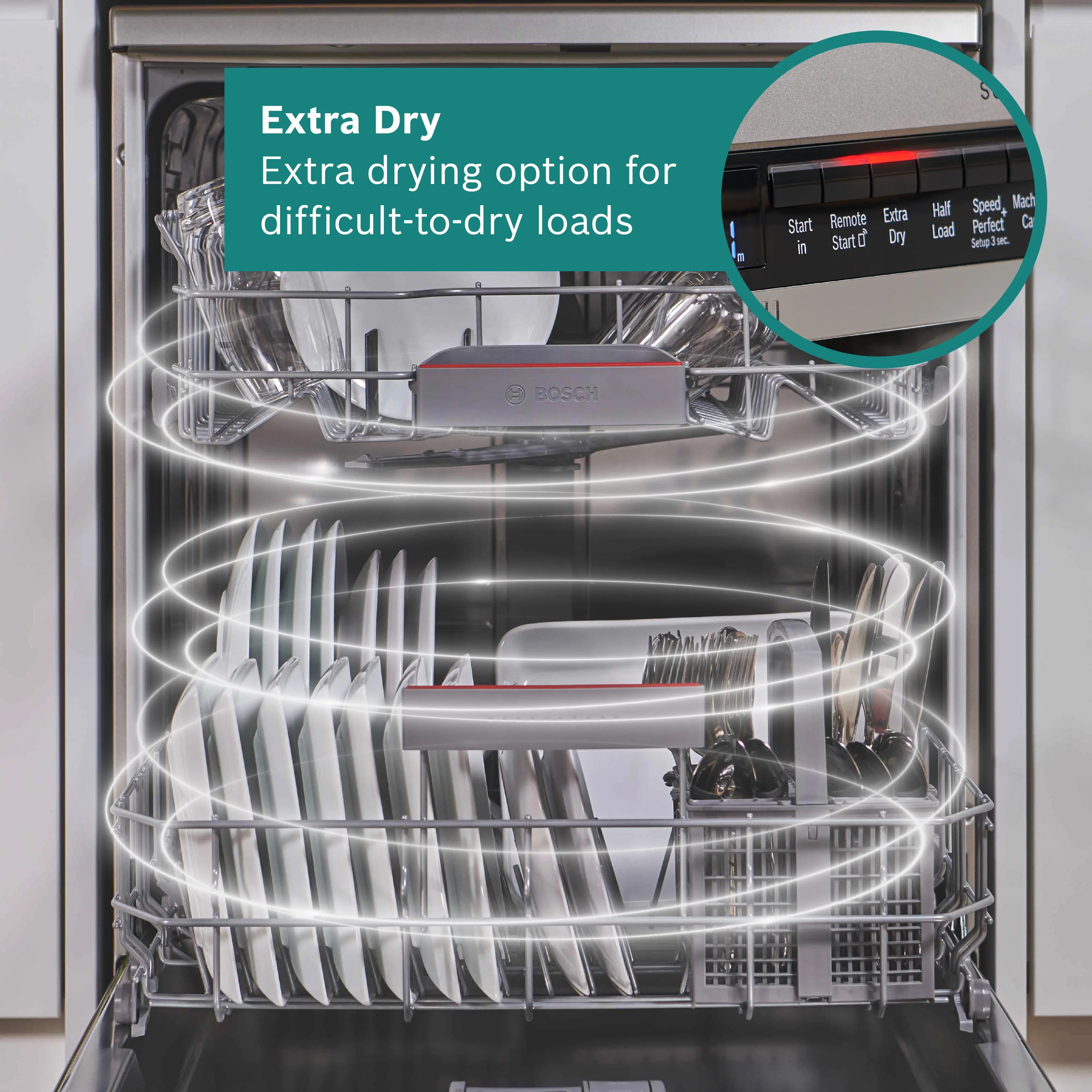 Bosch Series 4 SMS4EKI06G - Silver Freestanding Dishwasher - B energy - Image 11