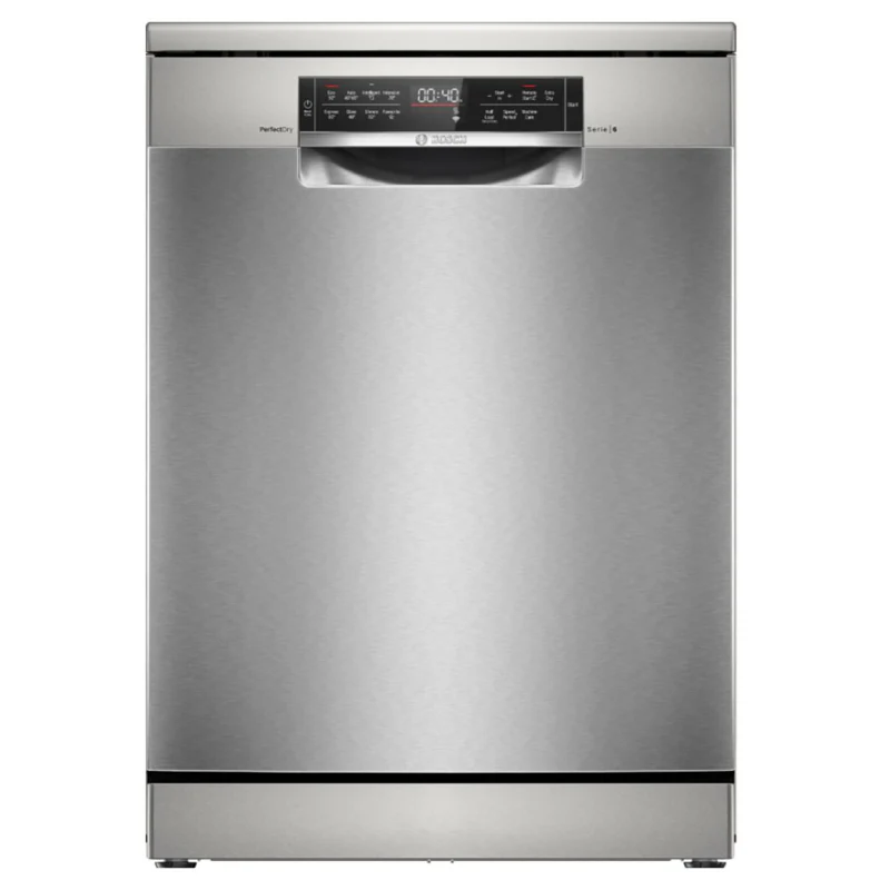 Bosch Series 6 SMS6TCI01G - Silver Freestanding Dishwasher - A energy