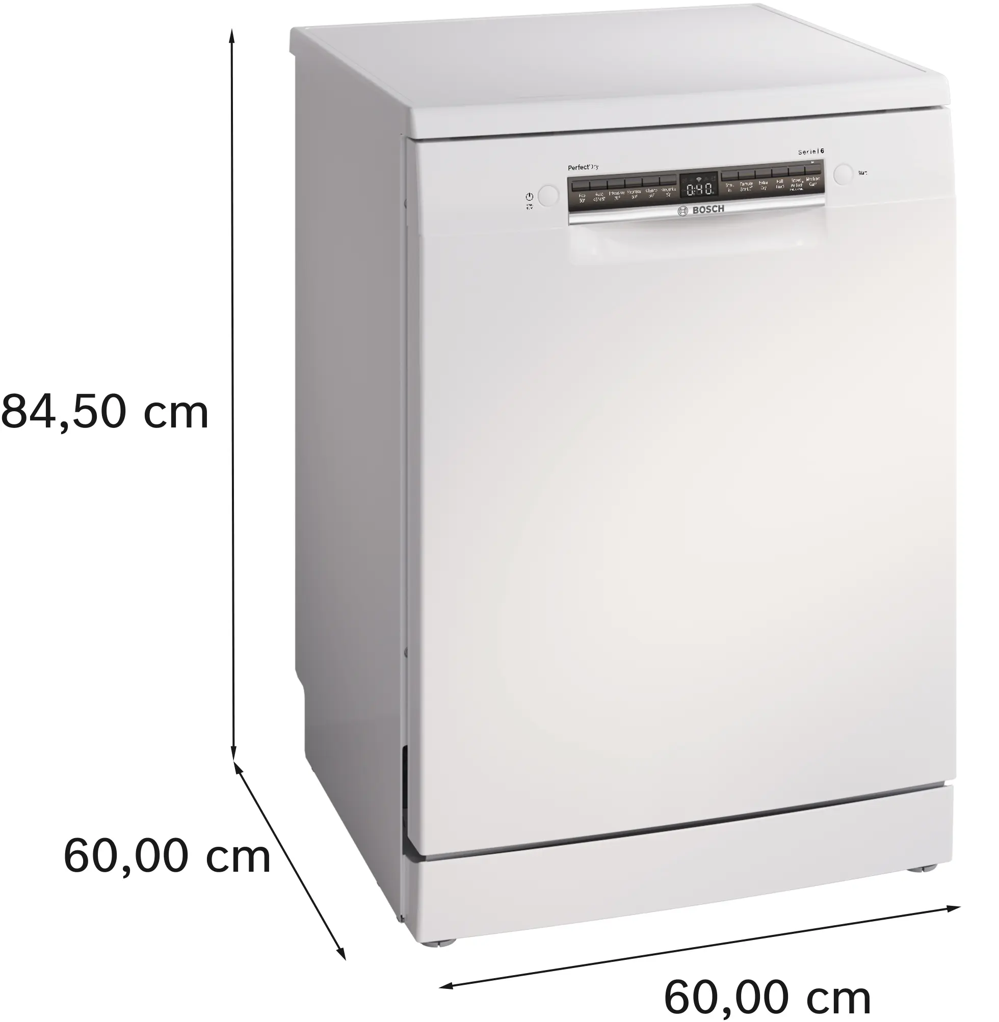 Bosch Series 6 SMS6ZCW10G - White Freestanding Dishwasher - B energy - Image 3