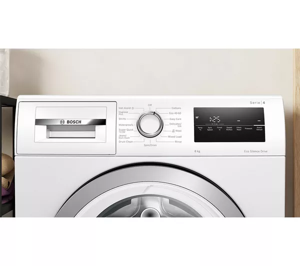 Bosch Series 4 WAN28258GB - White Freestanding 8KG Washing Machine - 1400 RPM - A energy - Image 2