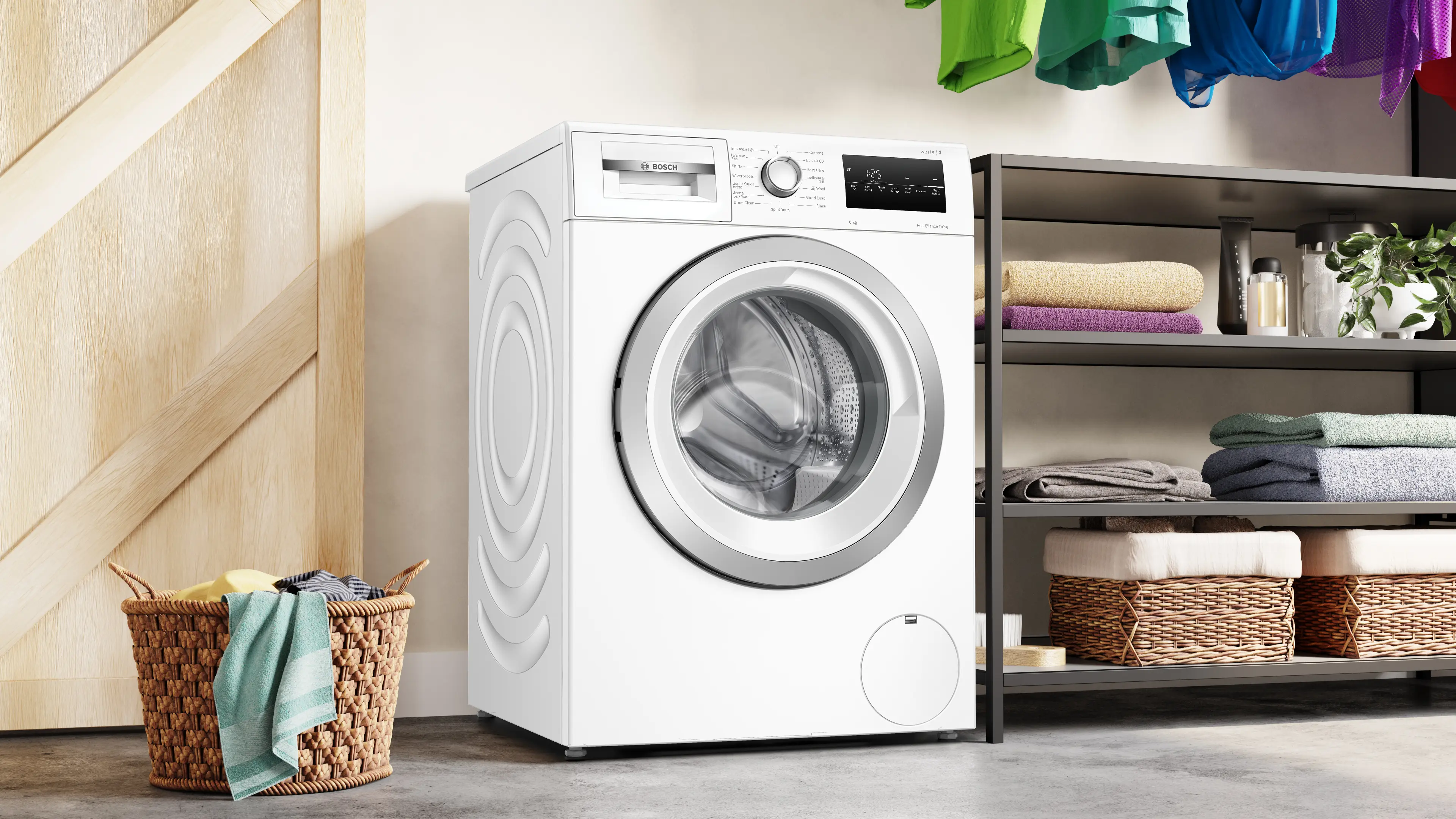 Bosch Series 4 WAN28258GB - White Freestanding 8KG Washing Machine - 1400 RPM - A energy - Image 7