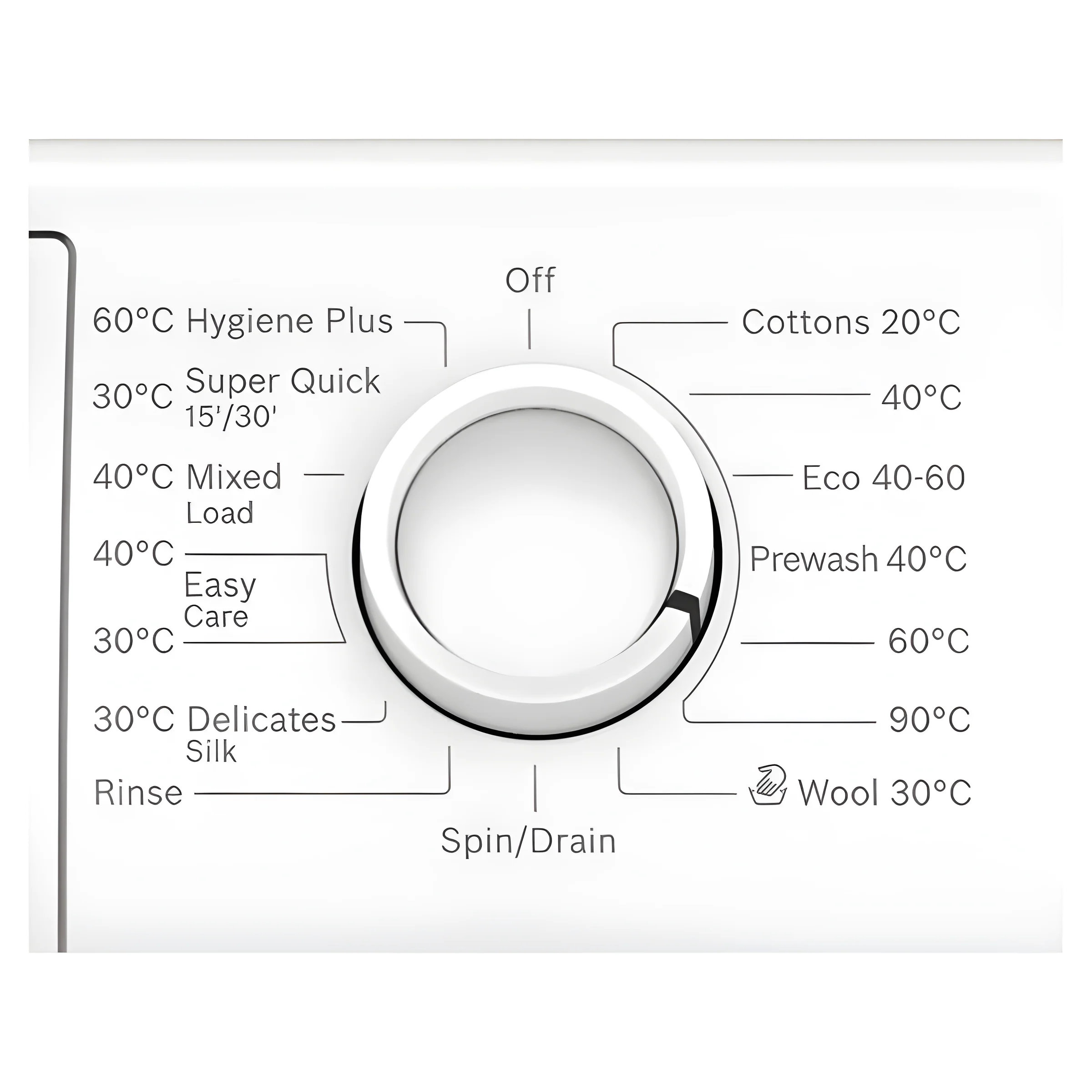 Bosch Series 2 WGE03408GB - White Freestanding 8KG Washing Machine - 1400 RPM - A energy - Image 3