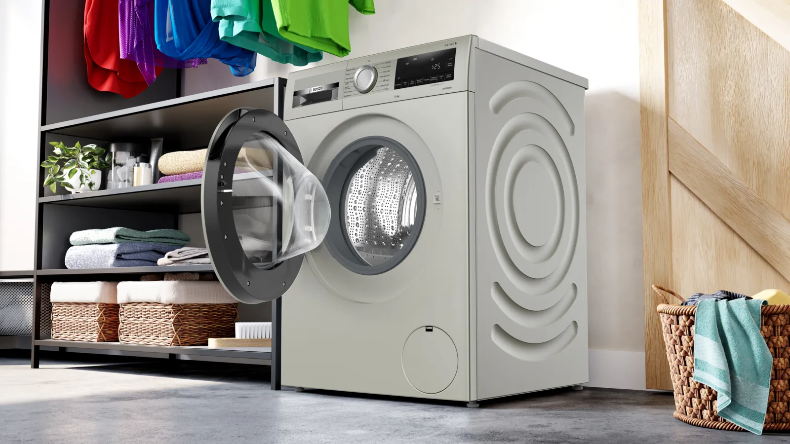 Bosch Series 6 WGG245S2GB - Silver Freestanding 10KG Washing Machine - 1400 RPM - A energy - Image 2
