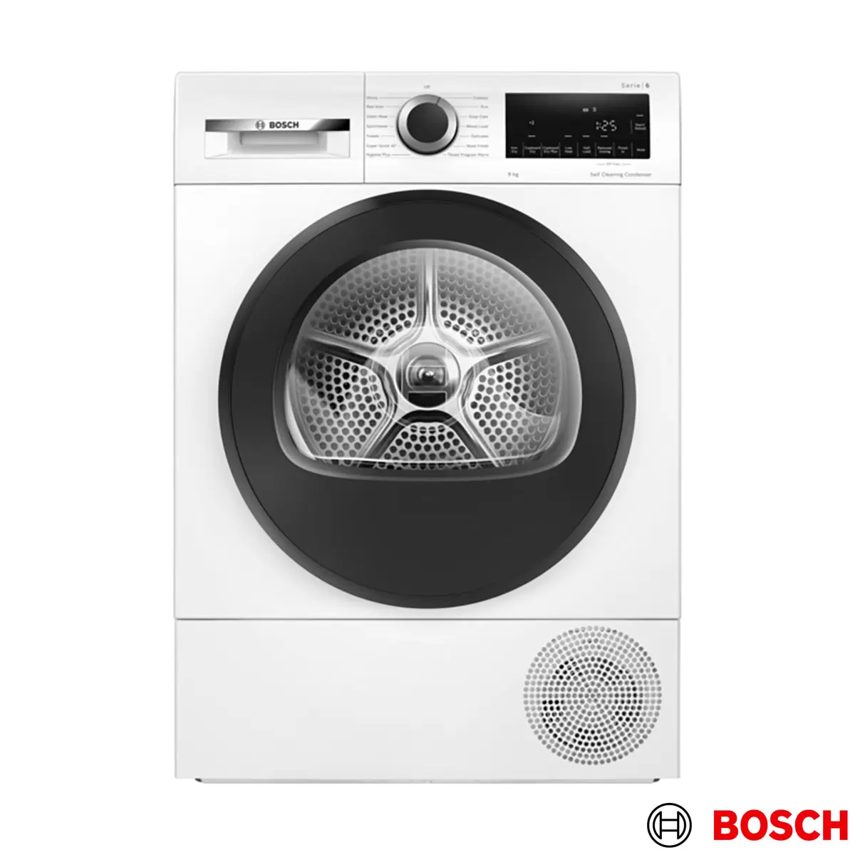 Bosch Series 6 WQG24500GB - White 9KG Heat Pump Tumble Dryer - A+++ Energy