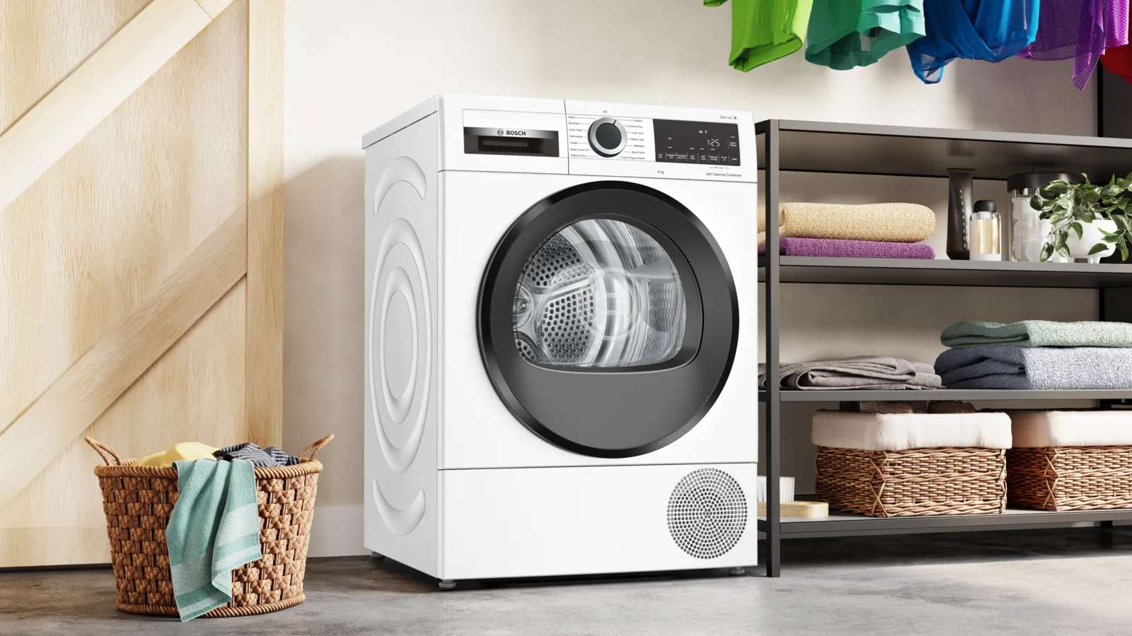 Bosch Series 6 WQG245A0GB - White 9KG Dryer - A+++ energy - Image 4