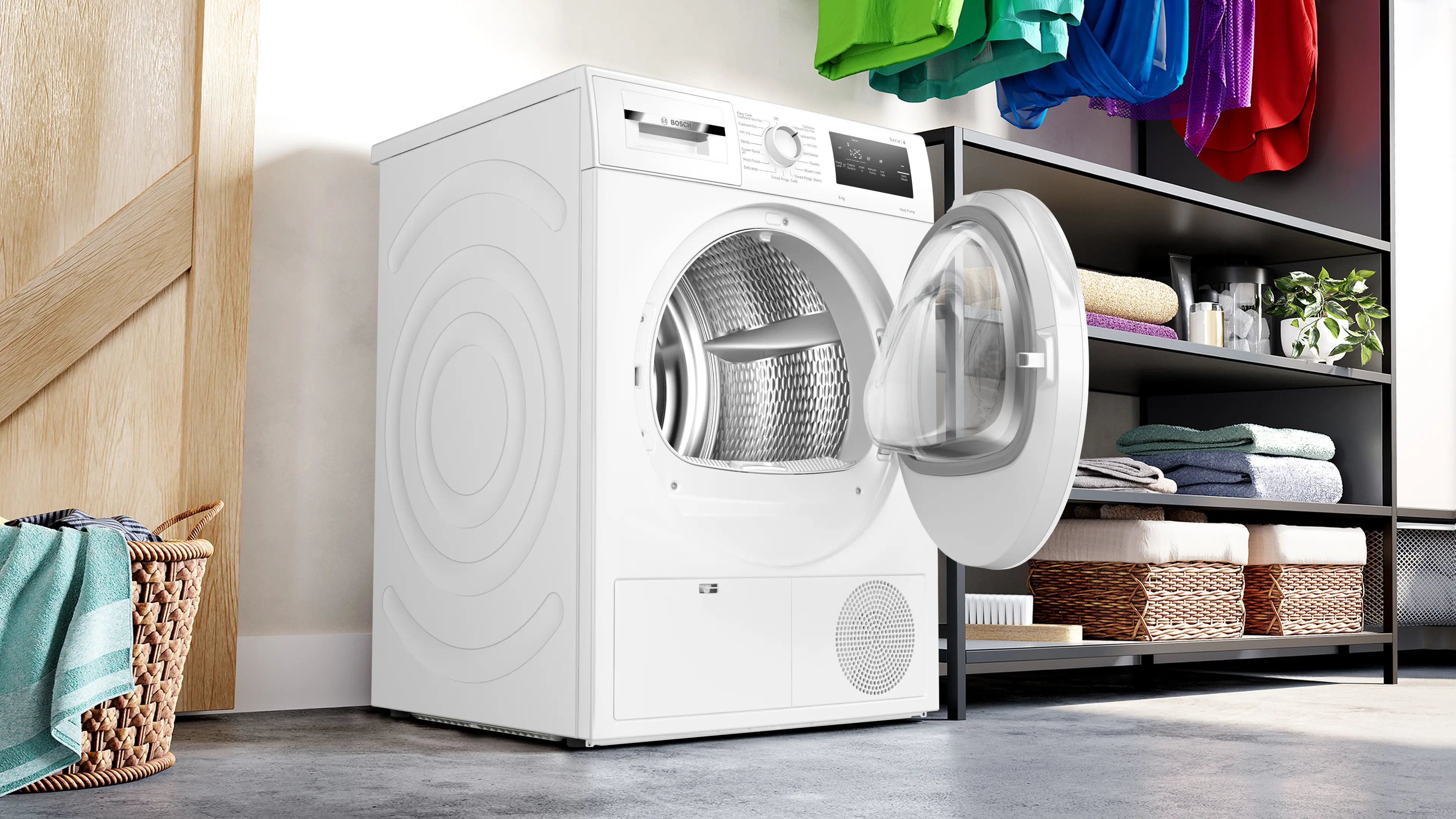 Bosch Series 4 WTH85225GB - White 8KG Heat Pump Condenser Dryer - A++ energy - Image 6