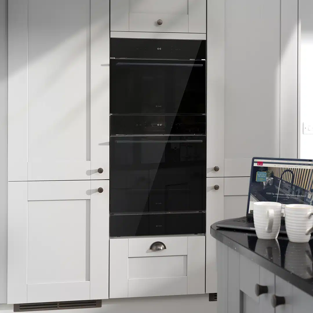 Caple C2403BG - Black Glass 67L Single Oven - Pyrolytic Self-Cleaning - A Energy Rating - Image 2