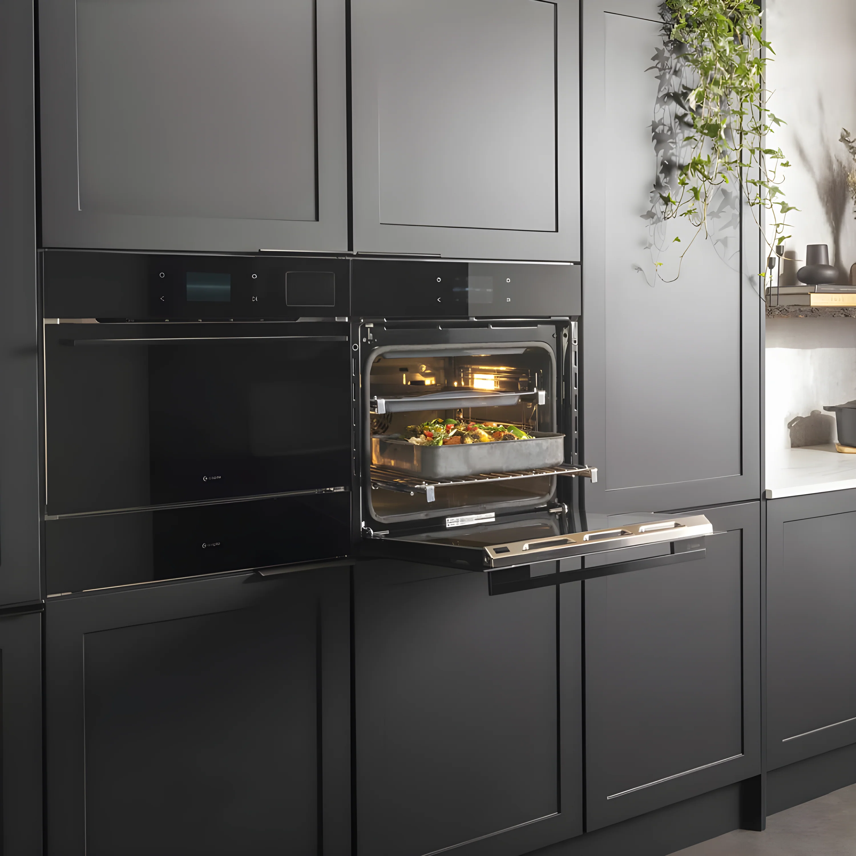 Caple C2601BG - Black Glass 67 Litre Single Oven - Pyrolytic Self-Cleaning - A Energy Rating - Image 4