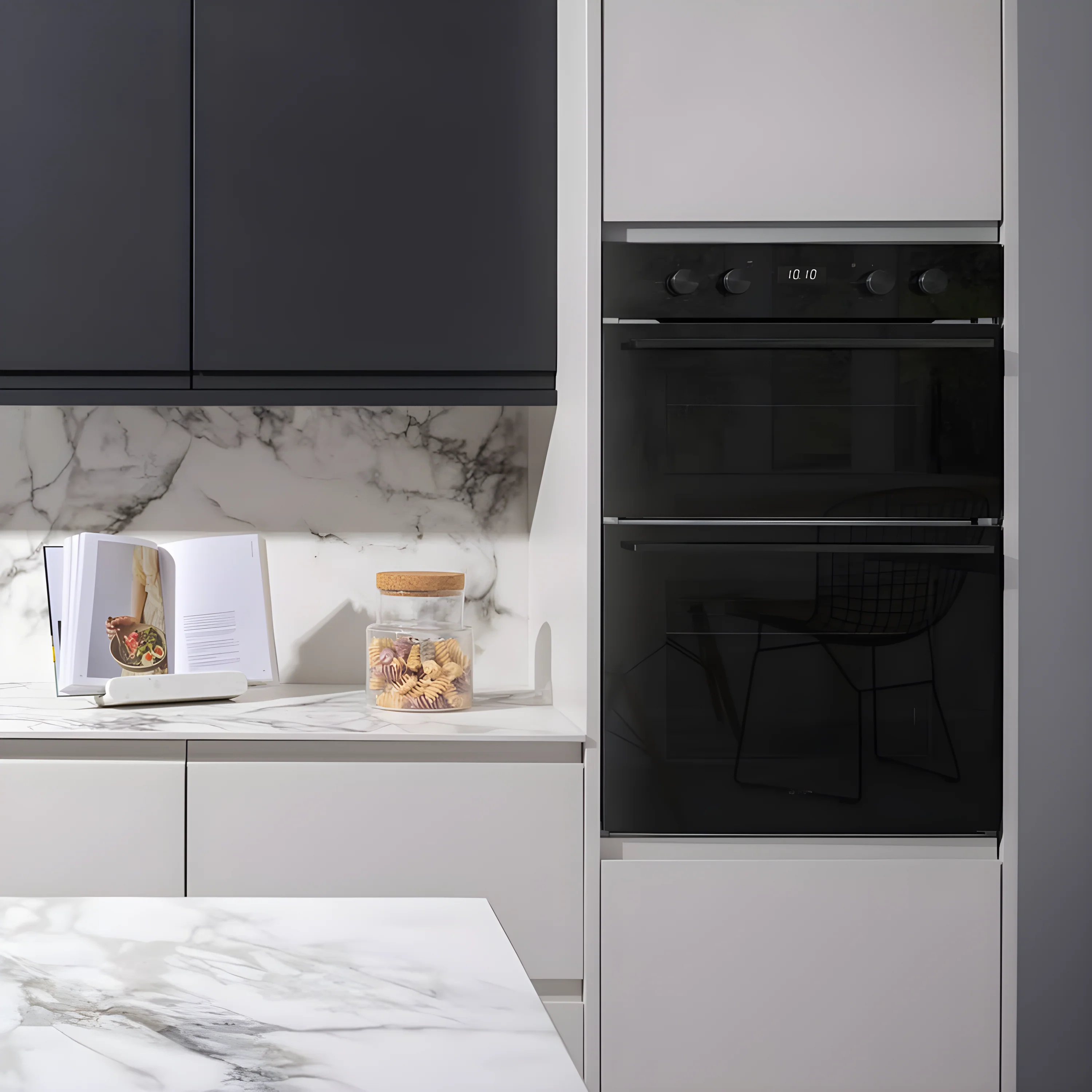 Caple C3371BG - Black Glass Double Ovens - 40/61L Capacity - B Energy Rating - Image 3