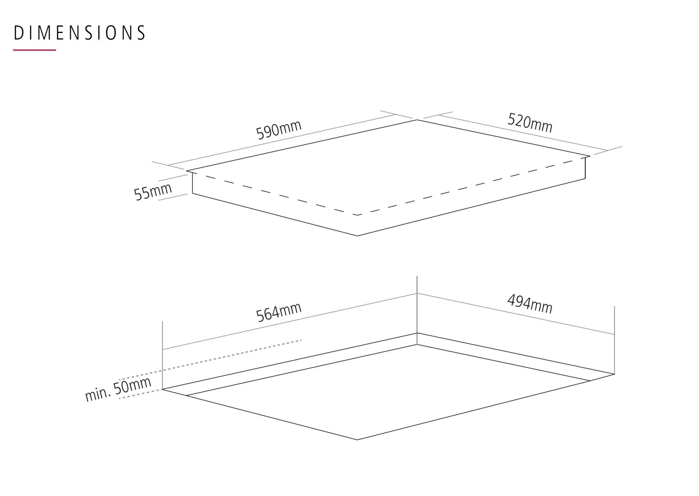 Caple C809C - Black 4 Zone Ceramic Hob - Image 3