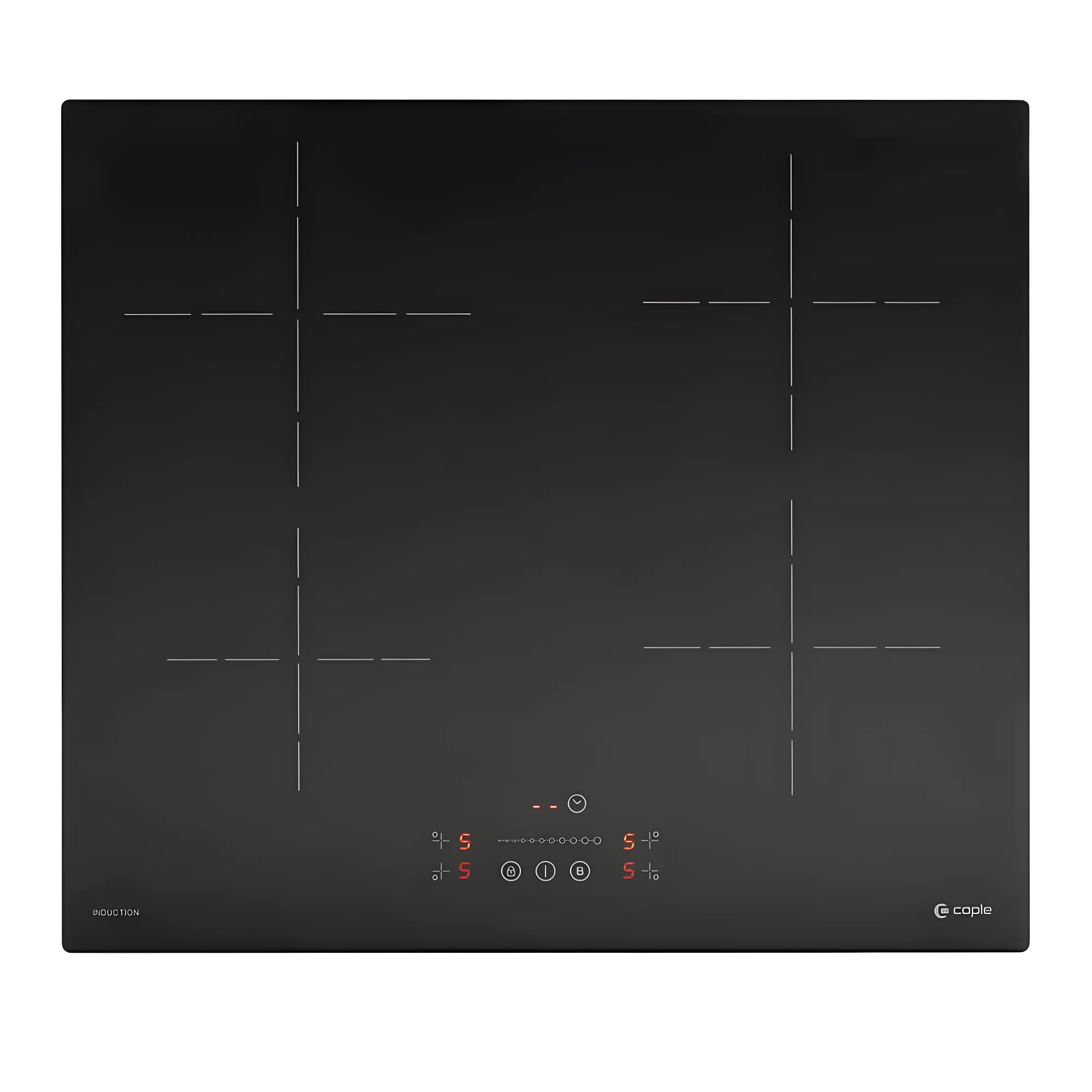 Caple C848iMB - Matt Black Induction Hob - 59cm - 4 Zone