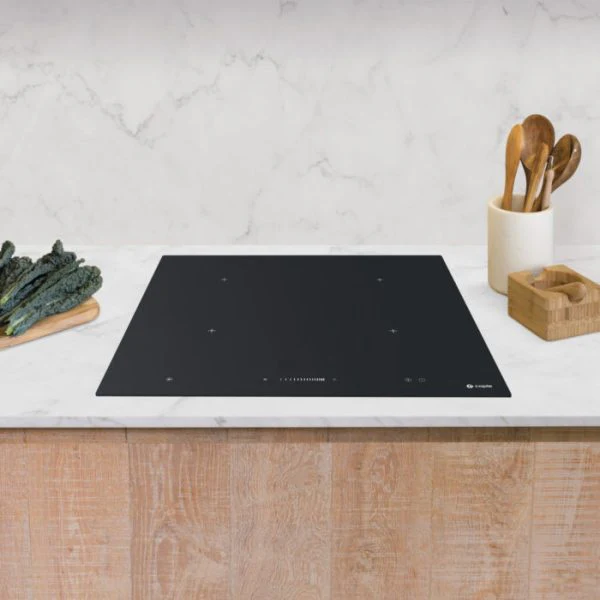 Caple C858i - Black 59cm 4 Zone Induction Hob - Touch Control, Bridgeable Zones, Digital Power Display - Image 2