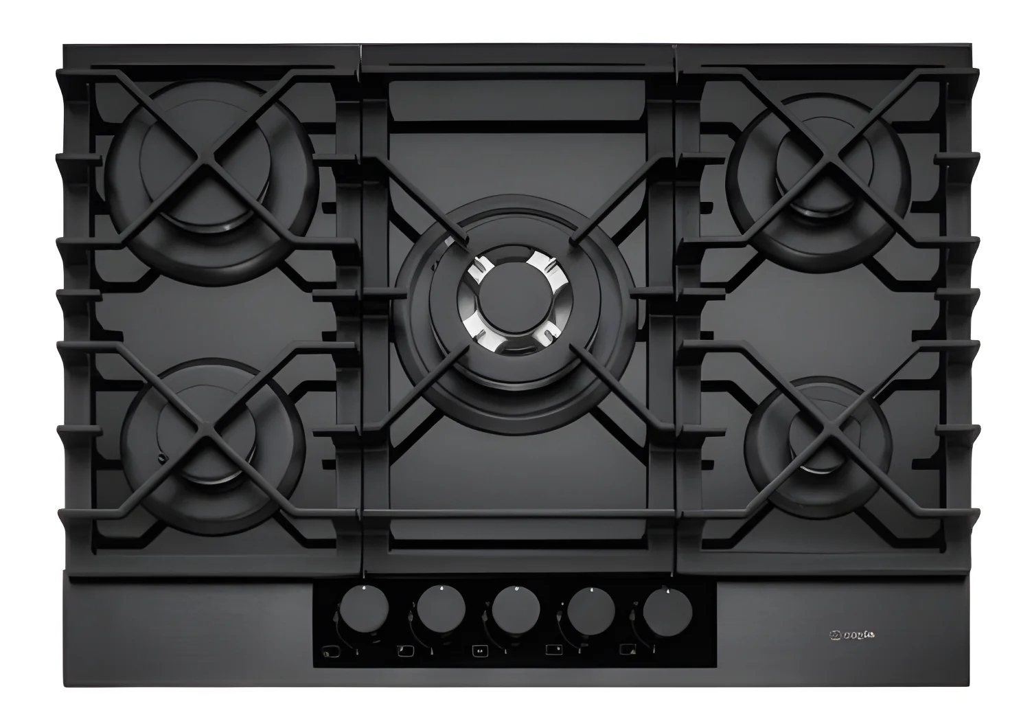 Caple C887G - Black 5 Zone Gas Hob