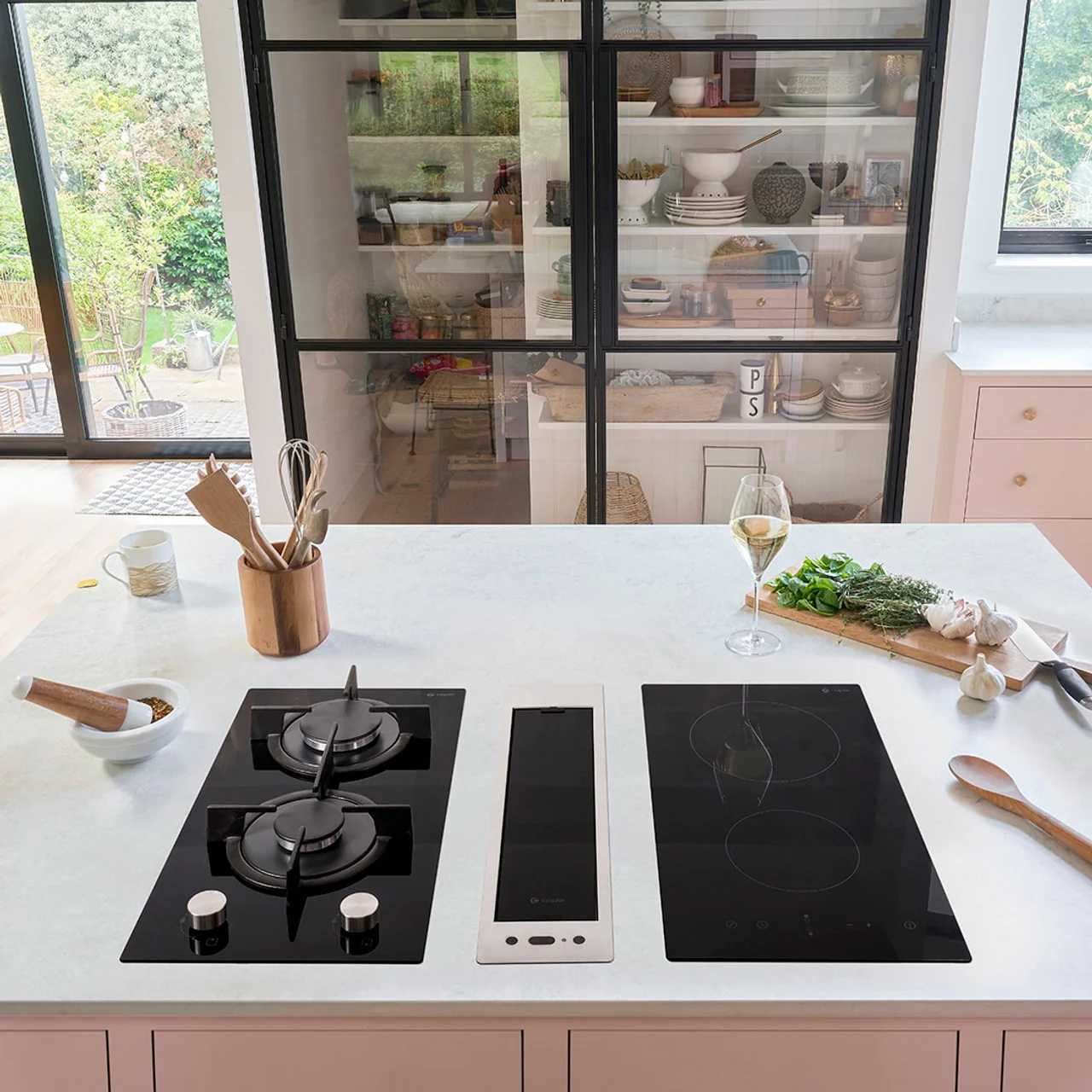 Caple C890G - Black 2 Zone Gas Hob - 29cm - 2.4kW - Image 3