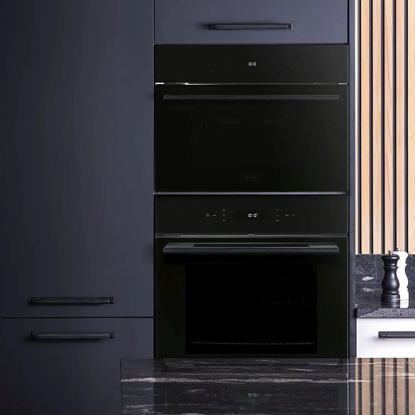 Caple CMS260BG - Black Glass 40L Built-In Steam Combi Oven - Touch Controls - Internet Connected - Image 3