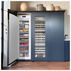 Caple RIF1801 - White 197L Built-in Freezer - Frost Free - E Energy - Image 5