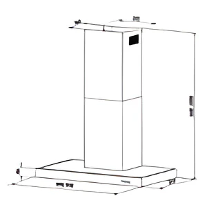 Caple ZC622 - Stainless Steel Chimney Hood - B Energy Rating - Image 3