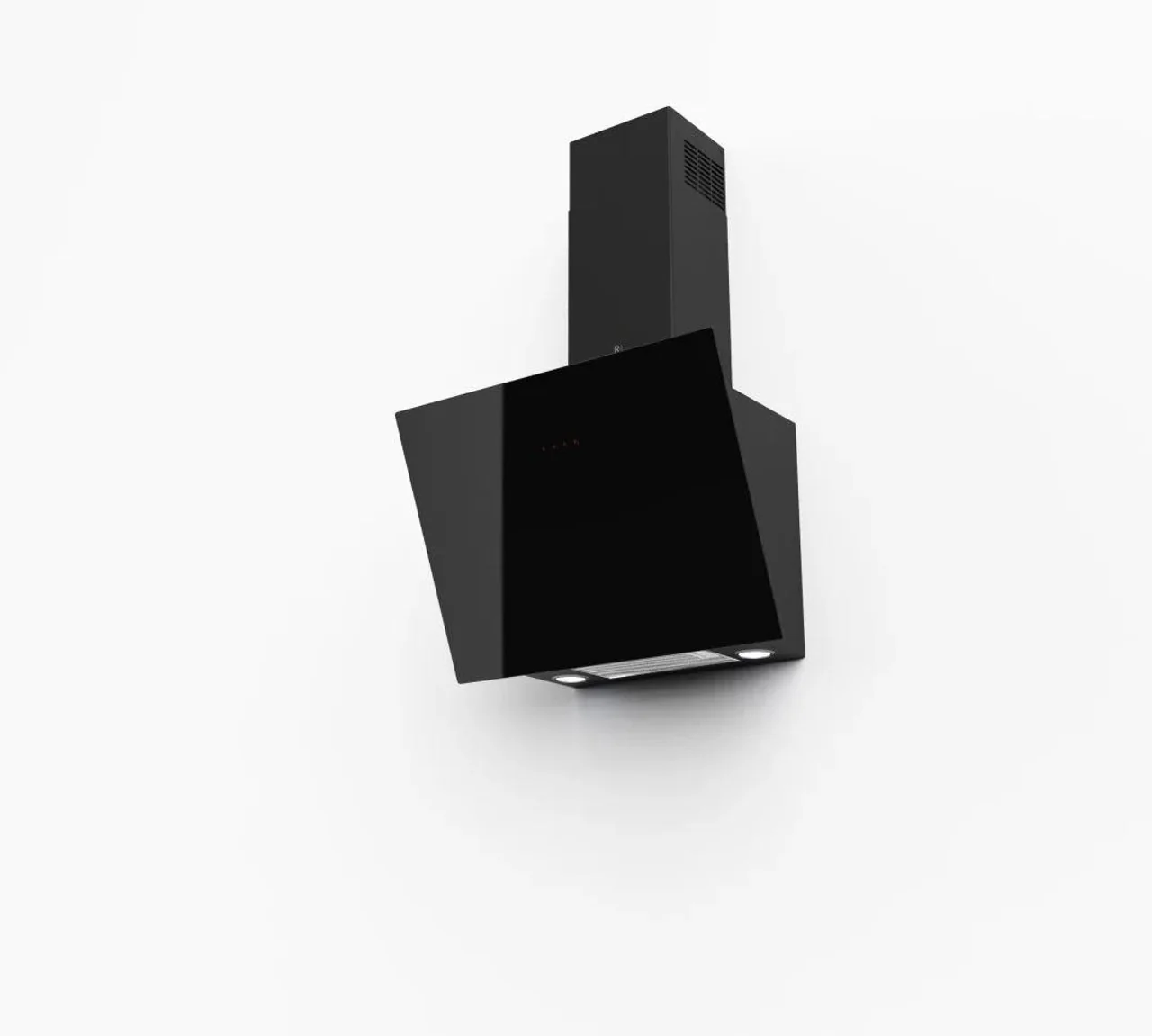 Cata ANG60BKS - Black Glass Chimney Hood - 60cm - 326m³/h Extraction - Image 2