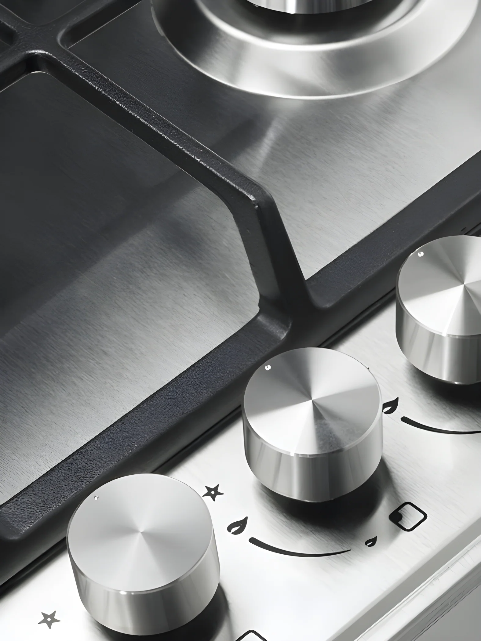 Cata UBGHDFFJ60.1 - Stainless steel 4 Zone Gas Hob - Image 4
