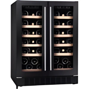 CDA CFWC624BL - Black 38 Bottle Double Door Wine Cooler - Freestanding/Under Counter - G Energy Rating - Image 3