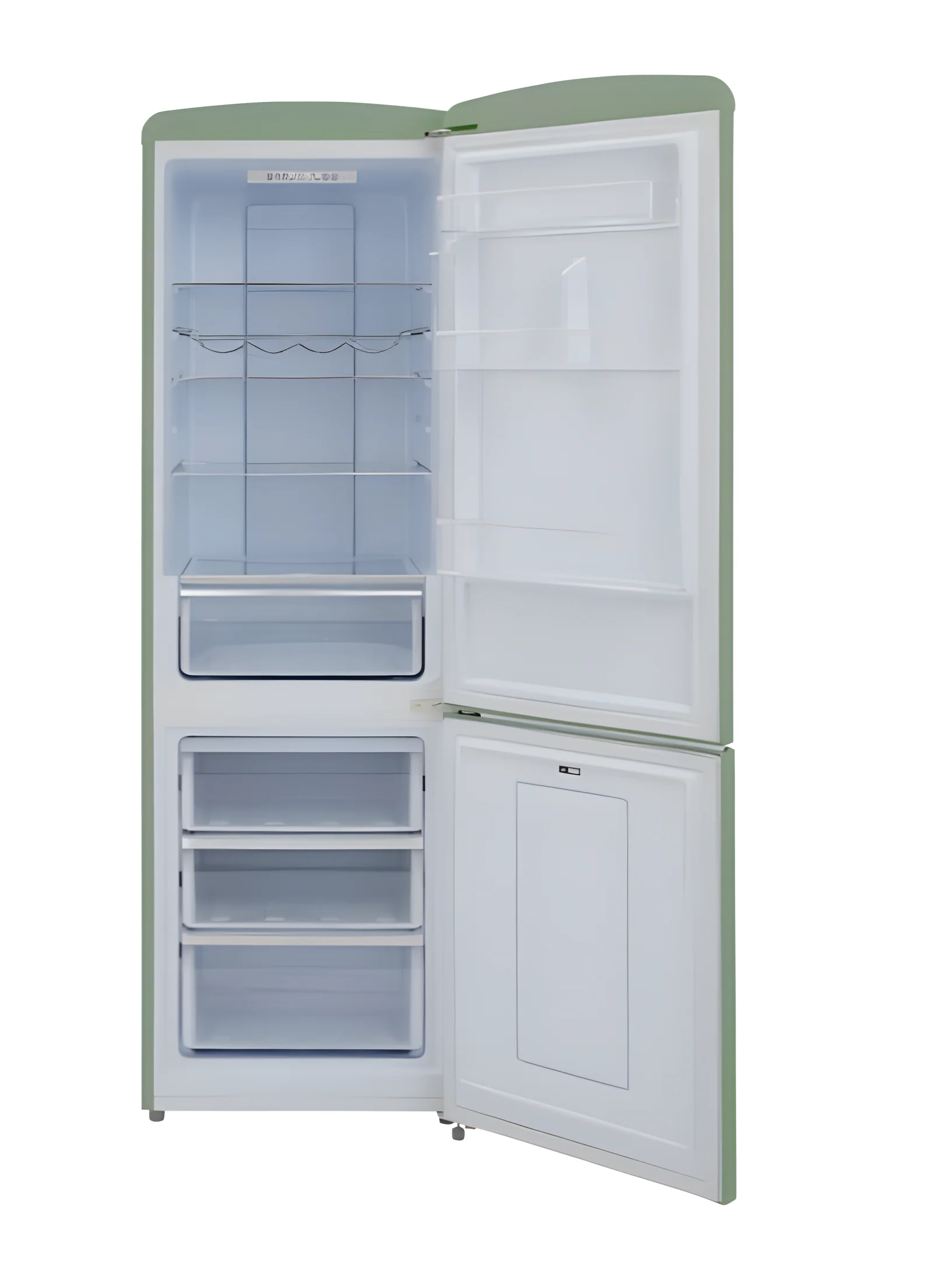 CDA FLORENCE MEADOW - Green Freestanding 60/40 Frost Free Fridge Freezer - Image 3