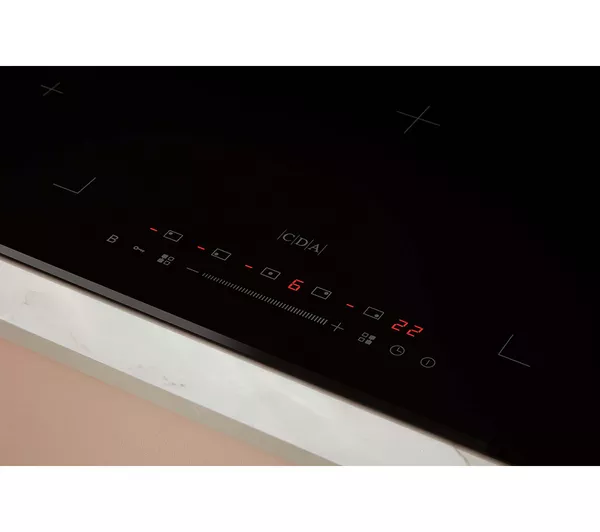 CDA HN7750FR - 77cm Five Zone Induction Hob - Touch Controls - 9 Power Levels - Image 3