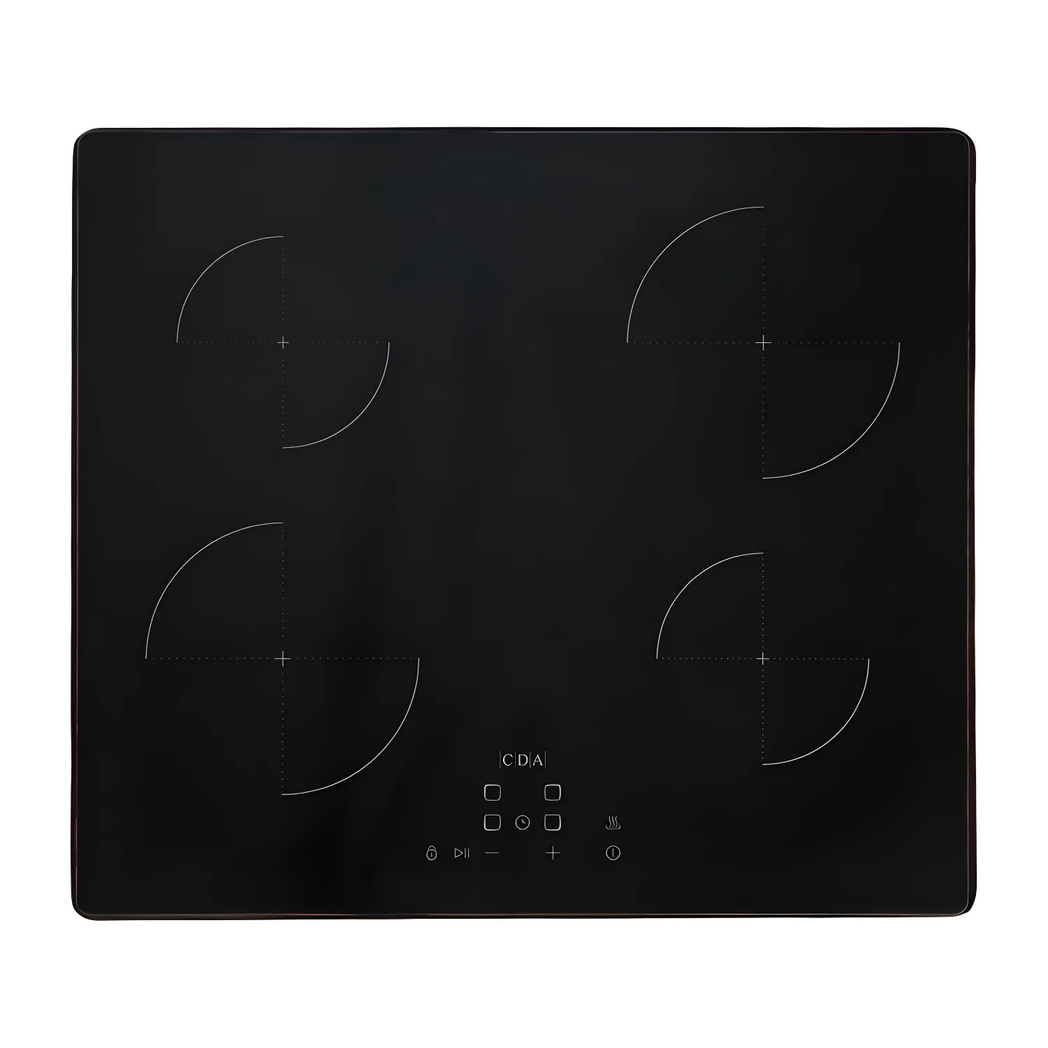 CDA SCN060FR - Black 4 Zone Induction Hob - Touch Control