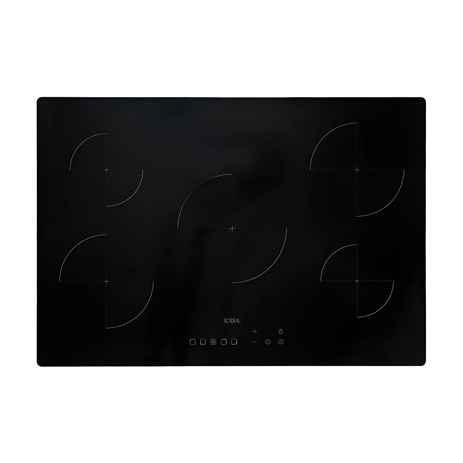 CDA SCN070FR - Black 5 Zone Induction Hob - 75cm