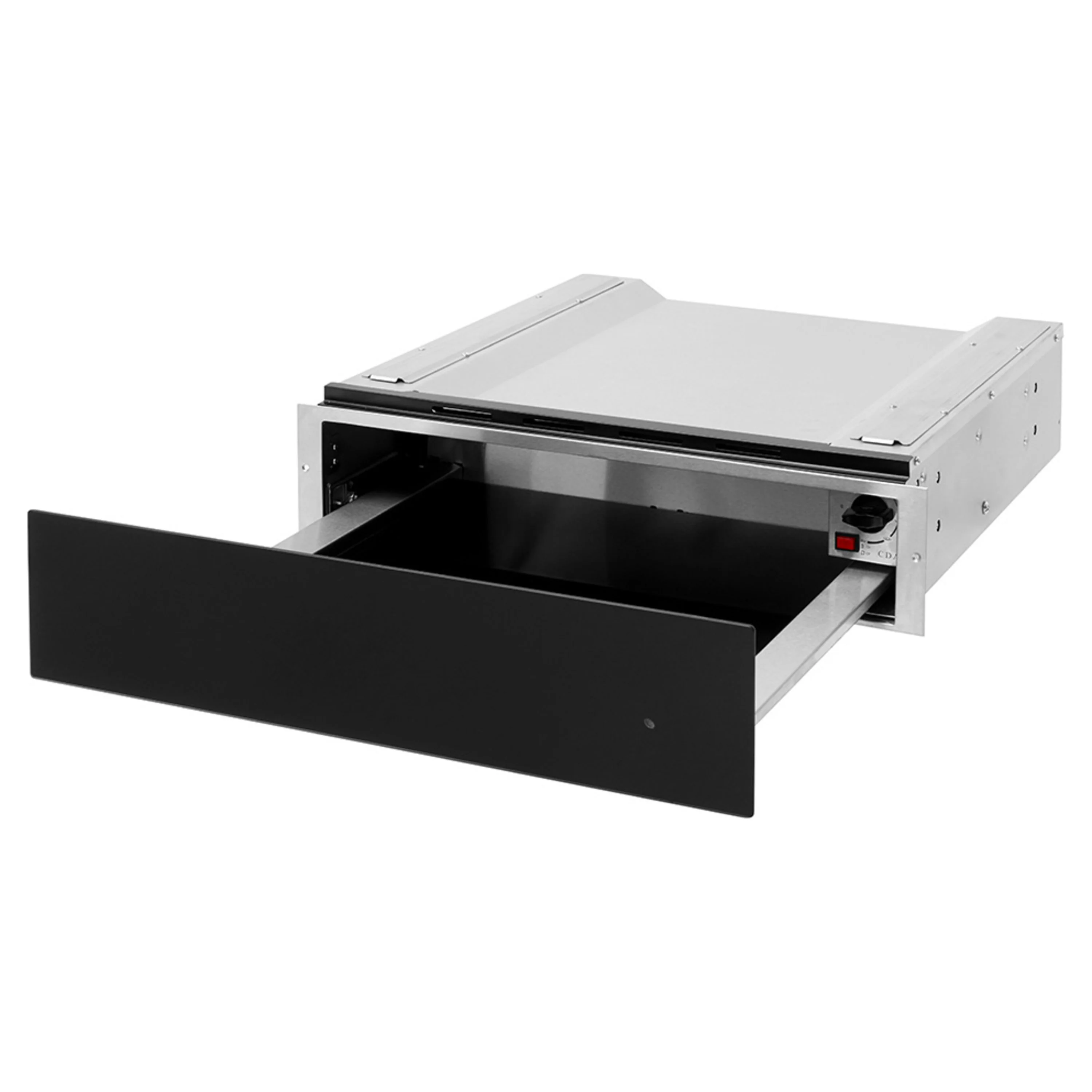 CDA VW155BL - Black Warming Drawer - 6 Place Settings - Image 3