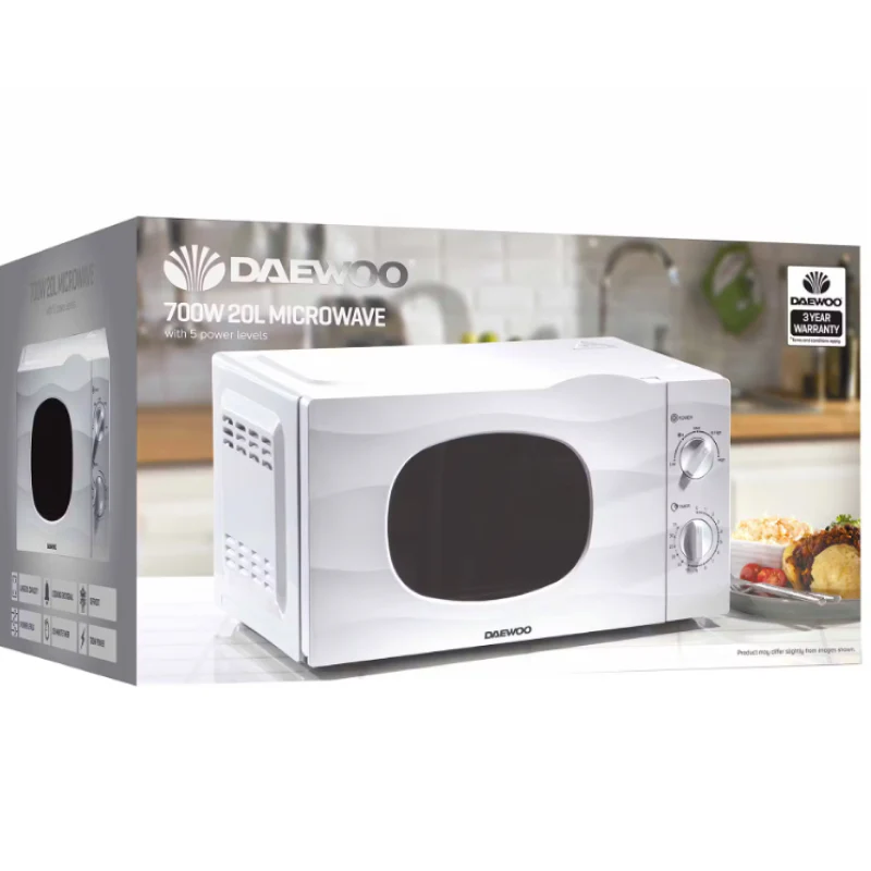 Daewoo SDA2095GE - White Freestanding Electric Microwave - Image 3