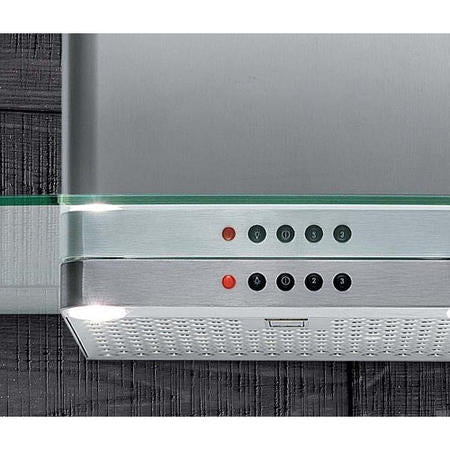Elica GLACIER90SS - Stainless Steel 90cm Chimney Extractor Hood - 750 m³/h Extraction Rate - Image 2