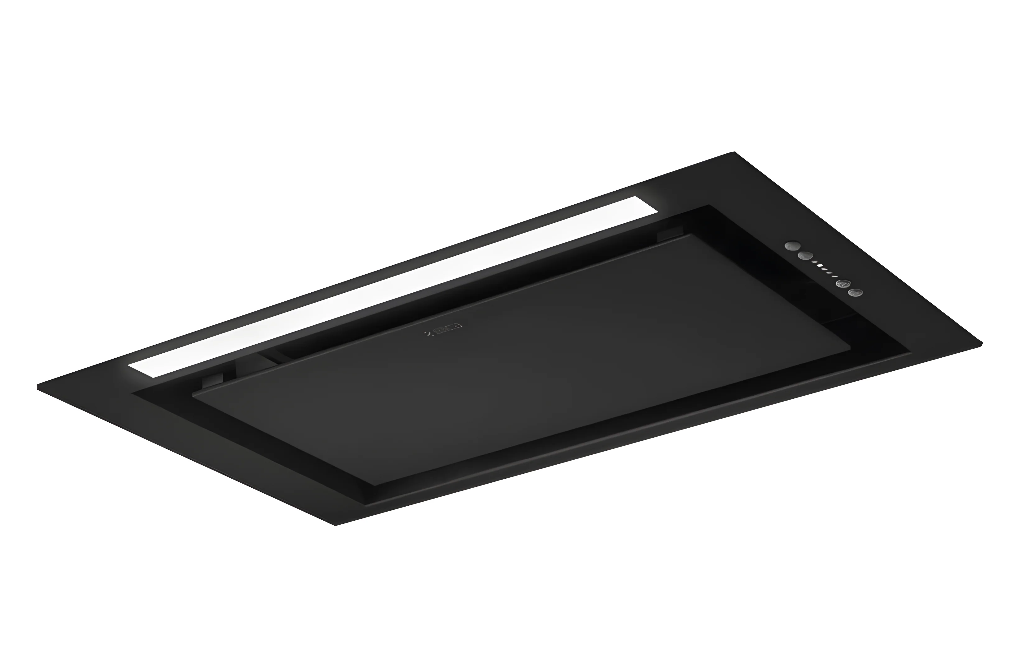 Elica LANE-60-BLK - Black Canopy Extractor Hood - B energy