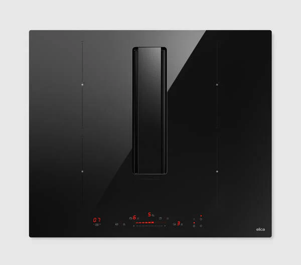 Elica NT-ALPHA-B-60BA - Black 60cm Venting Induction Hob - 4 Zones - A Energy Rating - Image 4