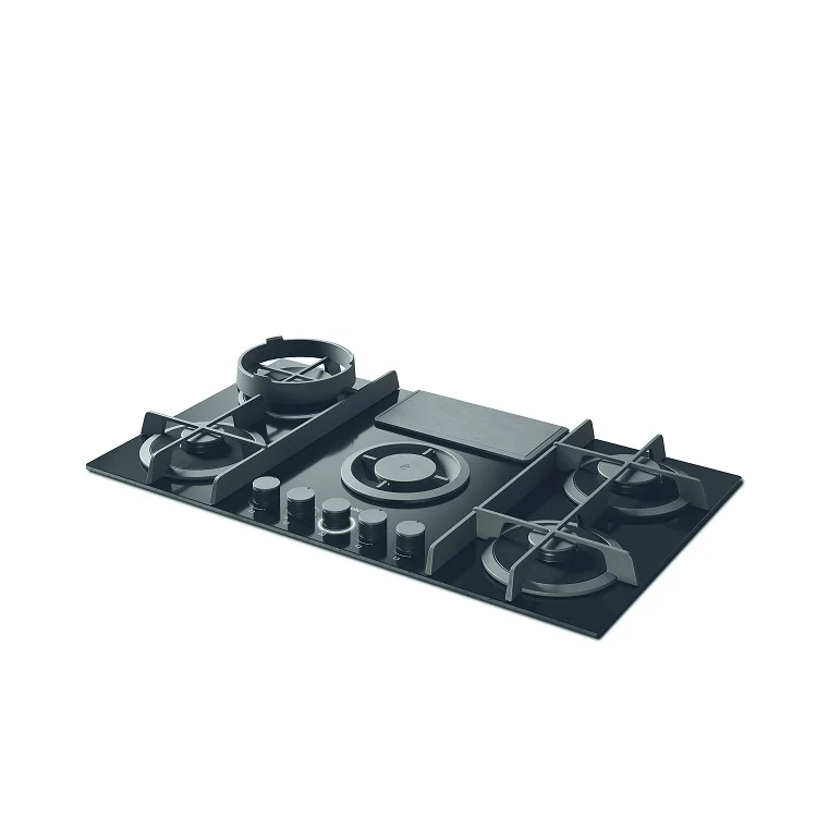 Elica NT-FLAME-BLK-RC - Black 4 Zone Venting Hob - A energy - Image 5