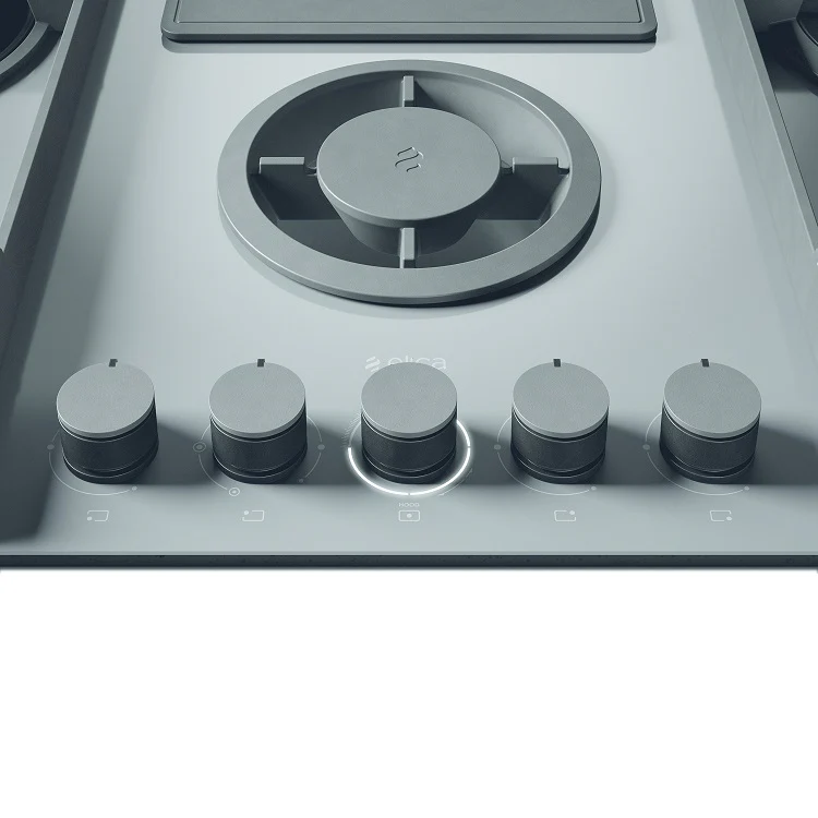 Elica NT-FLAME-GR-RC - Grey 4 Zone Venting Hob - A energy - Image 6