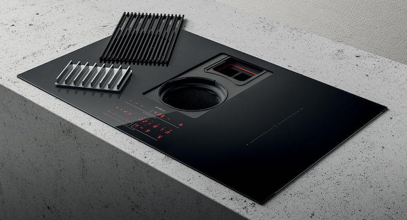 Elica NT-LIBRA-BLK-DO - Black 83cm Venting Induction Hob - 4 Zones - Image 2