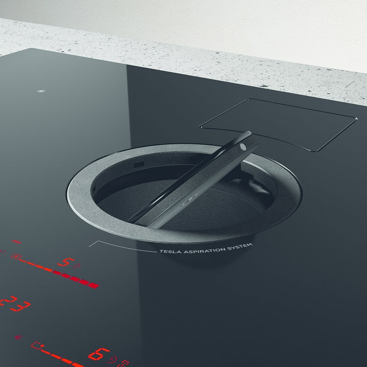 Elica NT-SWITCH-BLK-RC - Black 4 Zone Venting Hob - A+ energy - Image 5