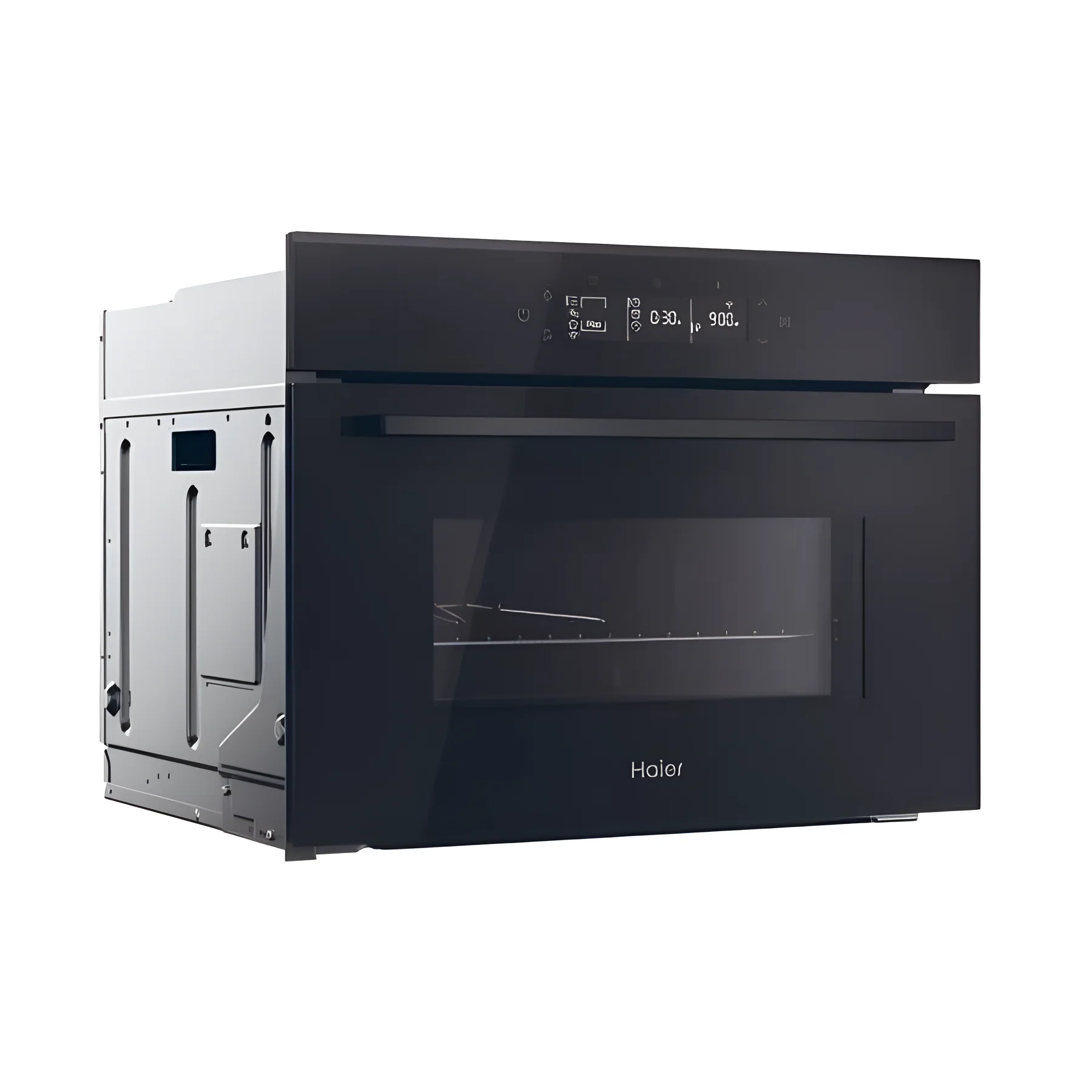 Haier H4MWID29G6NQB - Wi-Fi Connected Built-In Combination Microwave Oven with Air Fryer Function, Black - Image 4