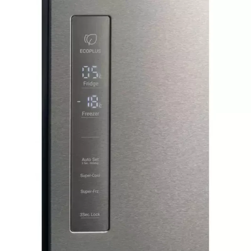 Haier HCR59F19ENMM - Silver Freestanding American Frost Free Fridge Freezer - E energy - Image 3