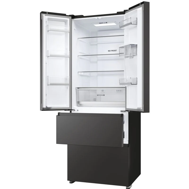Haier HFR5719EWPB - Black Freestanding Frost Free Fridge Freezer - E energy - Image 3