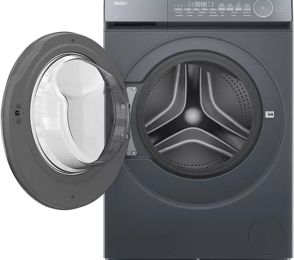 Haier HWD90-B14367GUUK - Graphite 9KG/6KG Washer Dryer - Direct Drive - D Energy - Image 2