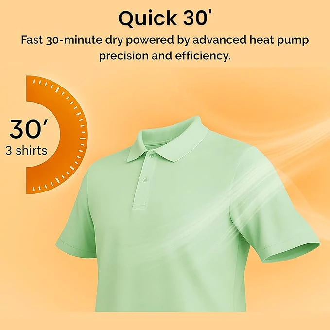 Teknix TK5HP9HS - Titanium 9KG Tumble Dryer - Heat Pump - E Energy Rating - Image 7