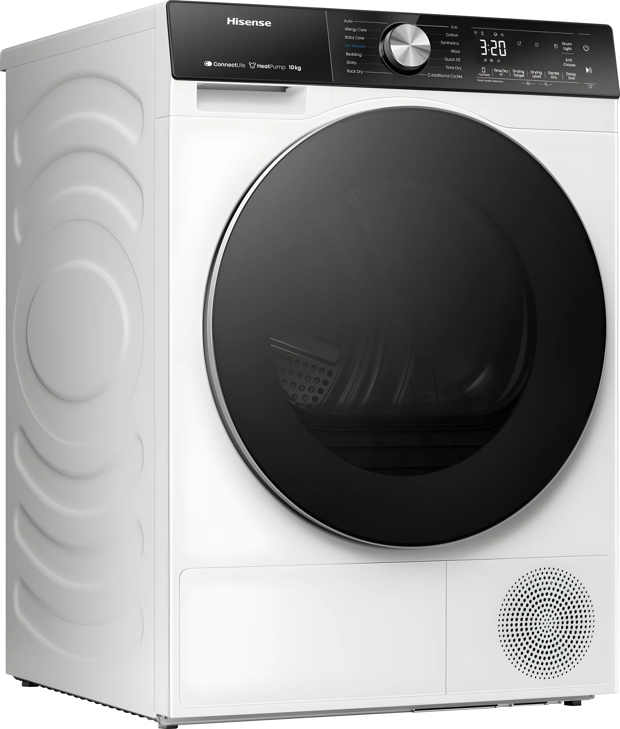 Hisense DH5S102BW - White 10KG Tumble Dryer - Heat Pump - B Energy - Image 2