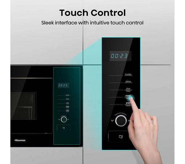 Hisense HB20MOBX5UK - Black 20L Built-In Microwave - 800W - Image 5